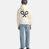 Silbon - FW263021107128 - Sudadera 100% algodón color crema tipo canguro con capucha - Niño