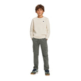 Silbon - FW263021107141 - Sudadera 100% algodón color crema con dibujo en la espalda - Niño