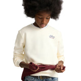 Silbon - FW263021117139 - Sudadera 100% algodón color crema con dibujo en la espalda - Niño