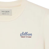 Silbon - FW263021117139 - Sudadera 100% algodón color crema con dibujo en la espalda - Niño