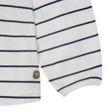 Silbon - FW264070418249 - Camiseta de manga larga con cuello bobo y estampado de rayas - Niña
