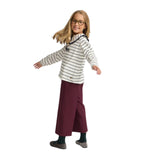 Silbon - FW264070418249 - Camiseta de manga larga con cuello bobo y estampado de rayas - Niña