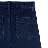 Silbon - FW264070902265 - Pantalones vaqueros anchos azul marino con elastano y de talle alto - Niña
