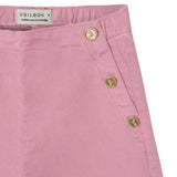 Silbon - FW264070910267 - Pantalones rosas anchos de corte recto con elastano - Niña