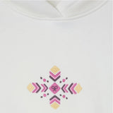 Silbon - FW264071101279 - Sudadera color crudo con capucha y bordados - Niña