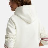 Silbon - FW264071101279 - Sudadera color crudo con capucha y bordados - Niña