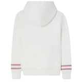 Silbon - FW264071101279 - Sudadera color crudo con capucha y bordados - Niña