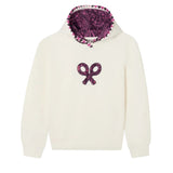 Silbon - FW264071103287 - Sudadera 100% algodón color crudo con capucha y bordado delantero - Niña