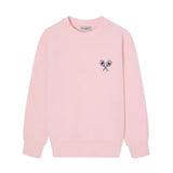 Silbon - FW264071108284 - Sudadera rosa 100% algodón con acabados acanalados - Niña