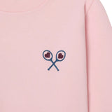 Silbon - FW264071108284 - Sudadera rosa 100% algodón con acabados acanalados - Niña