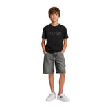 Hugo - G00333_09B - Camiseta de manga corta 100% algodón orgánico - Niño