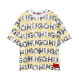 Hugo - G00336_N05 - Camiseta estampada de manga corta 100% algodón orgánico - Niño