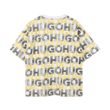 Hugo - G00336_N05 - Camiseta estampada de manga corta 100% algodón orgánico - Niño