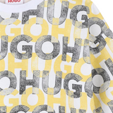 Hugo - G00336_N05 - Camiseta estampada de manga corta 100% algodón orgánico - Niño