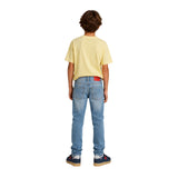 Hugo - G00337_501 - Camiseta de manga corta con cuello redondo acanalado 100% algodón - Niño