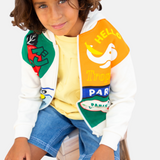 Hugo - G00337_501 - Camiseta de manga corta con cuello redondo acanalado 100% algodón - Niño