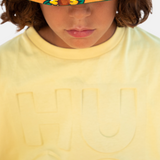 Hugo - G00337_501 - Camiseta de manga corta con cuello redondo acanalado 100% algodón - Niño