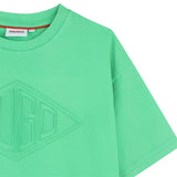 Hugo - G00337_67F - Camiseta de manga corta con cuello redondo acanalado 100% algodón - Niño