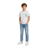 Hugo - G00340_10P - Camiseta de manga corta 100% algodón con cuello redondo acanalado - Niño