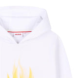 Hugo - G00354_10P - Sudadera con capucha con puños y bajos acanalados - Niño