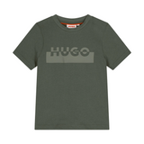 Hugo - G00433_65F – Camiseta de manga corta 100% algodón de cultivo ecológico - Niño