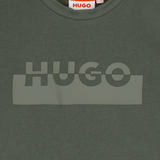 Hugo - G00433_65F – Camiseta de manga corta 100% algodón de cultivo ecológico - Niño
