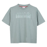 Hugo - G00436_75F – Camiseta de manga corta 100% algodón – Unisex niños