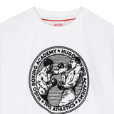 Hugo - G00439_10P – Camiseta de manga corta 100% algodón – Unisex niños