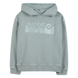 Hugo - G00448_75F – Sudadera con capucha con puños y dobladillo acanalados – Unisex niños