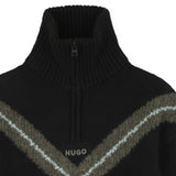 Hugo - G00455_09B – Jersey con lana de cuello alto con cremallera – Unisex niños