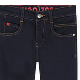 Hugo - G00466_Z09 – Pantalones vaqueros 2% elastano con 5 bolsillos – Unisex niños