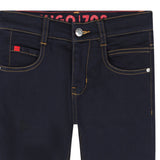 Hugo - G00466_Z09 – Pantalones vaqueros 2% elastano con 5 bolsillos – Unisex niños