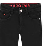 Hugo - G00470_Z11 – Pantalones vaqueros slim fit 1% elastano – Unisex niños