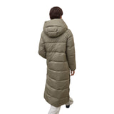 Ecoalf - Adriana GAJKADRIA0987-534 - Abrigo beige con capucha ajustable y bolsillos con cremallera - Mujer