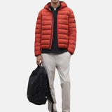 Ecoalf - Aspen GAJKASP000987-210 - Chaqueta naranja de corte regular con capucha - Hombre