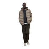 Ecoalf - Aspen GAJKASP000987-63 - Chaqueta marrón claro de corte regular con capucha - Hombre