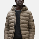 Ecoalf - Aspen GAJKASP000987-63 - Chaqueta marrón claro de corte regular con capucha - Hombre