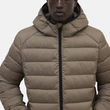 Ecoalf - Aspen GAJKASP000987-63 - Chaqueta marrón claro de corte regular con capucha - Hombre