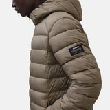 Ecoalf - Aspen GAJKASP000987-63 - Chaqueta marrón claro de corte regular con capucha - Hombre