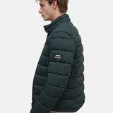 Ecoalf - Beret GAJKBERET0987-500 - Chaqueta verde oscuro con bolsillos con cremallera - Hombre