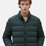 Ecoalf - Beret GAJKBERET0987-500 - Chaqueta verde oscuro con bolsillos con cremallera - Hombre
