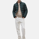 Ecoalf - Beret GAJKBERET0987-500 - Chaqueta verde oscuro con bolsillos con cremallera - Hombre