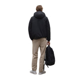 Ecoalf - Cartes GAJKCARTE0774-319 - Chaqueta negra con capucha y bolsillos laterales con cremallera - Hombre