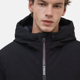 Ecoalf - Cartes GAJKCARTE0774-319 - Chaqueta negra con capucha y bolsillos laterales con cremallera - Hombre