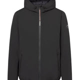 Ecoalf - Cartes GAJKCARTE0774-319 - Chaqueta negra con capucha y bolsillos laterales con cremallera - Hombre