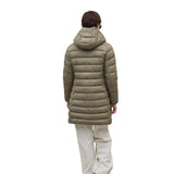 Ecoalf - Cronulla GAJKCRONU0987-534 - Abrigo beige entallado con capucha desmontable - Mujer