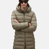 Ecoalf - Cronulla GAJKCRONU0987-534 - Abrigo beige entallado con capucha desmontable - Mujer