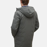 Ecoalf - Pasu GAJKPASU00774-128 - Abrigo verde de corte regular con capucha ajustable - Hombre