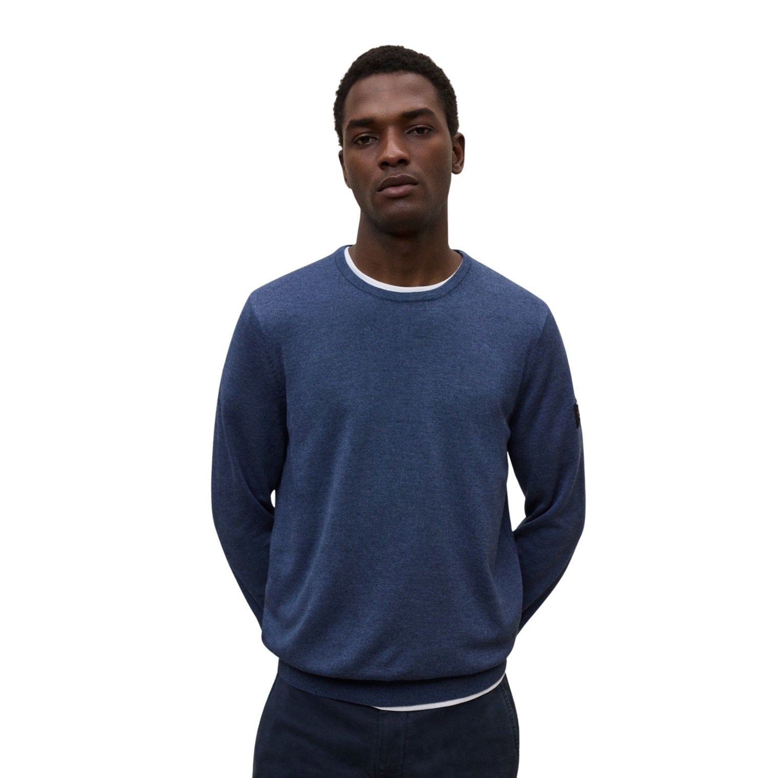 Jersey azul Ecoalf para hombre | Moda sostenible y actual Konestilochic