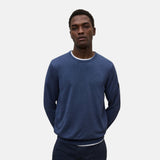 Ecoalf – Bayona GAKNBAYON0666_412 – Jersey 50% lana reciclada con cuello acanalado - Hombre